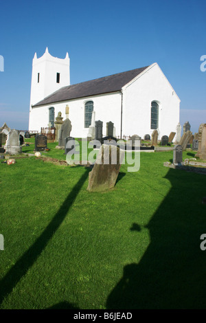 Ballintoy chiesa parrocchiale, nella contea di Antrim, Irlanda del Nord Foto Stock