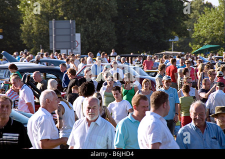 Classic Car Show Inghilterra Harpenden classici sulla comune 2008 Foto Stock