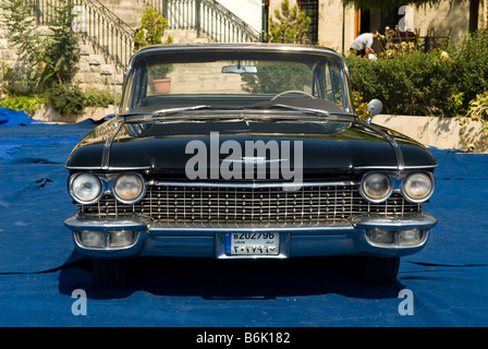 Auto d'epoca in Deir al Qamar Libano Medio Oriente Foto Stock