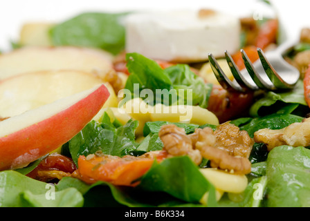 In prossimità di una fresca e sana insalata Foto Stock