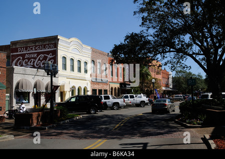 Centro citta' proprietà Fernandina Beach Amelia Island Florida USA Foto Stock