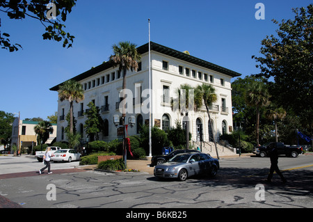 Hotel nel centro della città il famoso antico ufficio postale in Fernandina Beach Florida USA Foto Stock