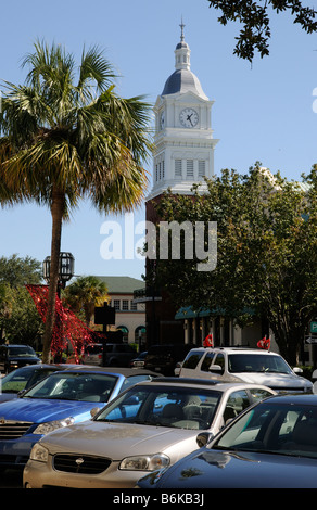 Fernandina Beach Amelia Island Florida USA downtown main street Foto Stock