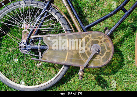 Veterano cicli a Buckler s Hard Beaulieu Hants Foto Stock