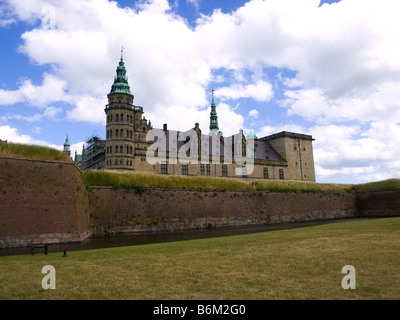 Kronborg Slot, il Borgo Castello a Helsingør, Danimarca. Foto Stock