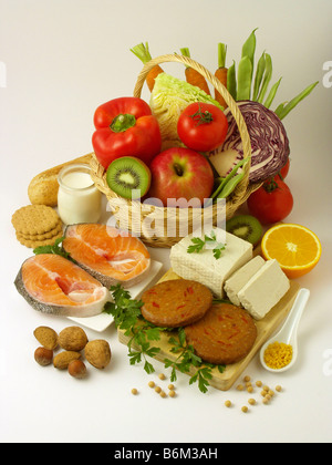 Cibo sano still life Foto Stock