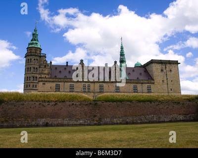 Kronborg Slot, il Borgo Castello a Helsingør, Danimarca. Foto Stock