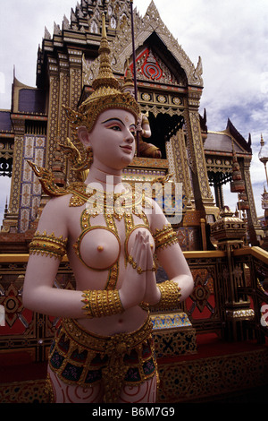 La tradizione tailandese ,decorativi Royal pira funeraria di Thai Principessa Galyani Vadhana , Sanam Luang ,Bangkok , Thailandia Foto Stock