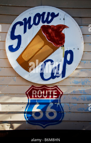 La strada e il percorso 66 Foto Stock