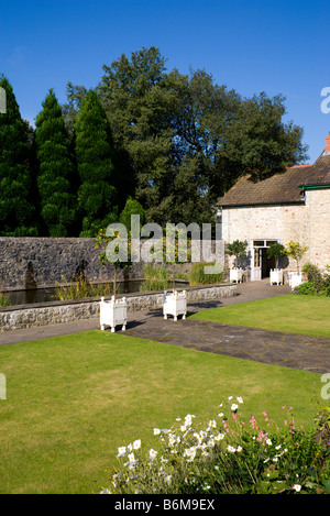 The Italian Gardens, National Museum of History, St Fagans, Cardiff, Wales, Regno Unito. Foto Stock