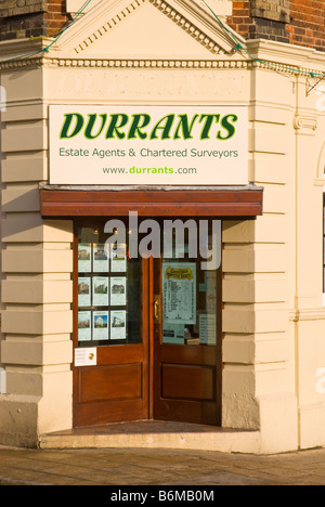 Il Durrants Hotel agenti immobiliari & Chartered Surveyors nella città di Beccles,Suffolk, Regno Unito Foto Stock