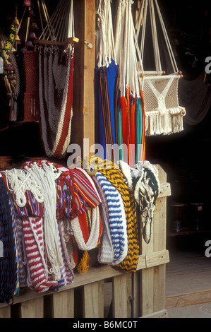 Amache per la vendita in comune di West End sull Isola di Roatan, isole di Bay, Honduras Foto Stock