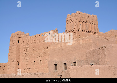 Casbah di Taourirt in Ouarzazate, Marocco Foto Stock