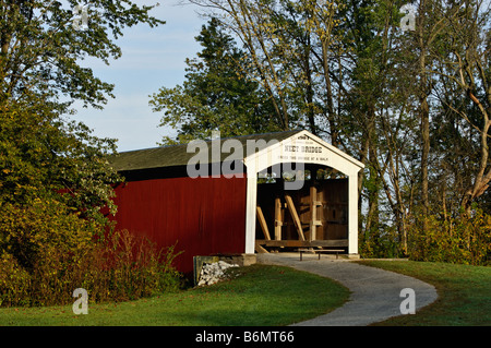 Il Neet ponte coperto in Parke County Indiana Foto Stock