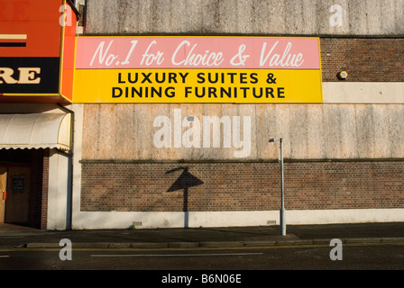 Chiuso furniture store, Foster Square Retail Park Bradford Foto Stock