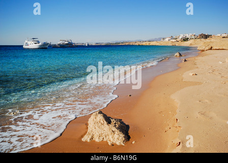 La costa di Sharm el sheikh in Egitto Foto Stock