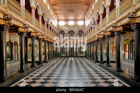 NATTUKOTTAI CHETTIAR CASA CHETTINAD IN TAMIL NADU Foto Stock