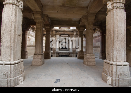 Fase ADALAJ BENE IN GUJARATH, INDIA Foto Stock