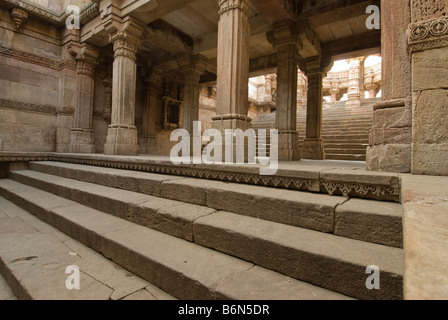 Fase ADALAJ BENE IN GUJARATH, INDIA Foto Stock