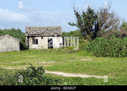 Taiwan, Isola Verde, Youzihhu, abbandonato presto Home Foto Stock