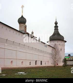 Il Cremlino, secolo XVII, Rostòv Golden Ring Yaroslavl Regione, Russia Foto Stock