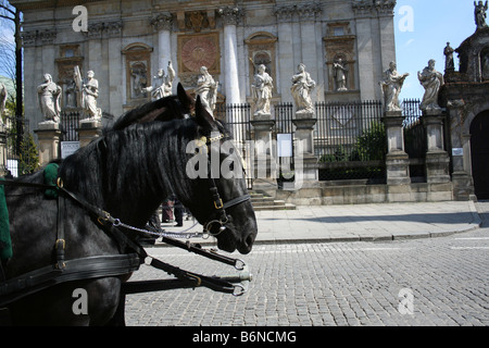 Chiesa barocca di San Pietro e di San Paolo a Grodzka Street Foto Stock