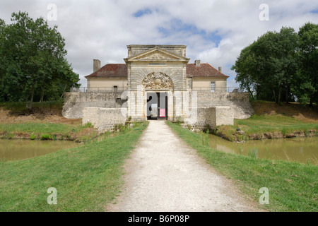 Cussac Francia Fort Médoc costruita sulle rive dell'estuario della Gironda Foto Stock