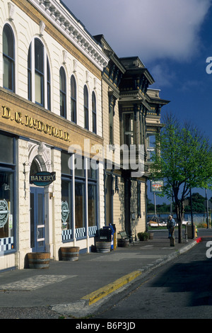 Città Vecchia Eureka Humboldt County in California Foto Stock