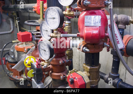 Sistema antincendio Foto Stock