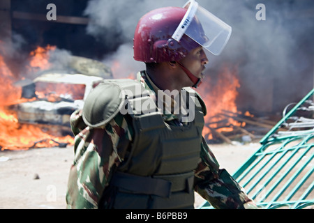 Elezione del Kenya sconvolgimento Foto Stock