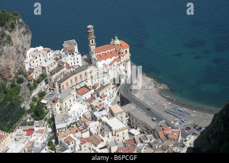 Torre dello Ziro Atrani Costiera Amalfitana Italia Foto Stock