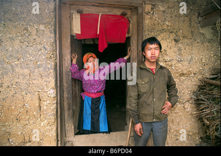 Vietnam, provincia di ha Giang, Dong Van, minoranza etnica H'mong Foto Stock