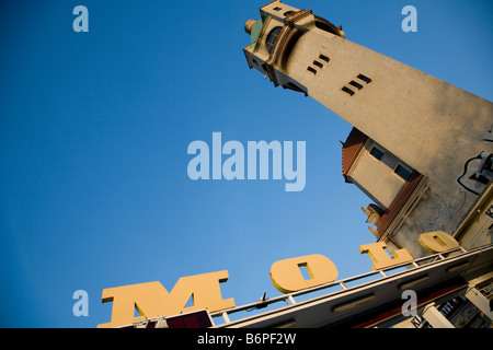 La Polonia Europa Polska Sopot Pier molo torre sky blu del mare Foto Stock