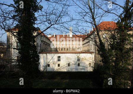 Castello rinascimentale Nelahozeves Repubblica Ceca Foto Stock