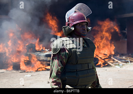 Elezione del Kenya sconvolgimento Foto Stock