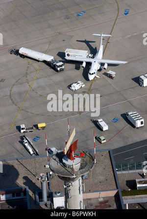 Muenster Osnabrueck International Airport, Germania. La Dornier 328 300 328JET Foto Stock