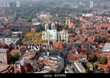 Centro storico della città di Münster, Germania Foto Stock