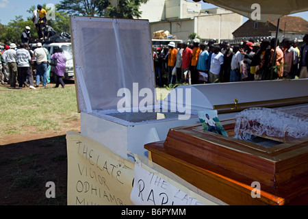 Elezione del Kenya sconvolgimento Foto Stock