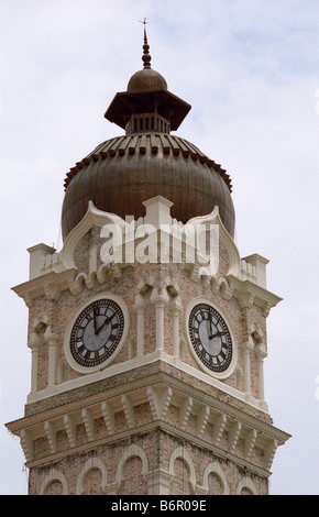 Clock Tower, Palazzo Sultano Abdul Samad, Kuala Lumpur Foto Stock