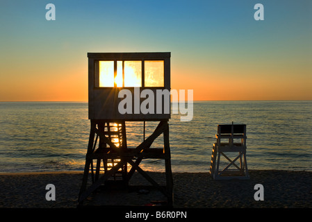 Bagnino stand a Nauset Beach Cape Cod National Seashore Cape Cod MA USA Foto Stock