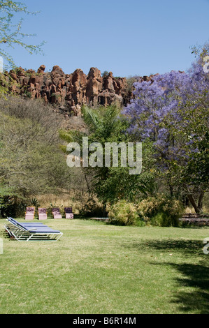 Deserto Waterburg, Lodge, Namibia, Sud Africa occidentale Foto Stock