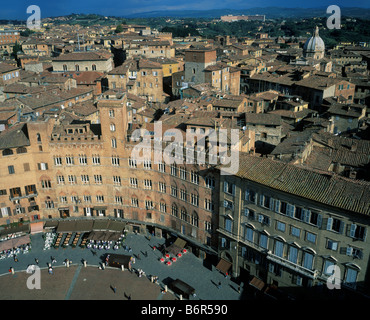 La città di Siena Italia, da Wally Parshall/Dembinsky Foto Assoc Foto Stock