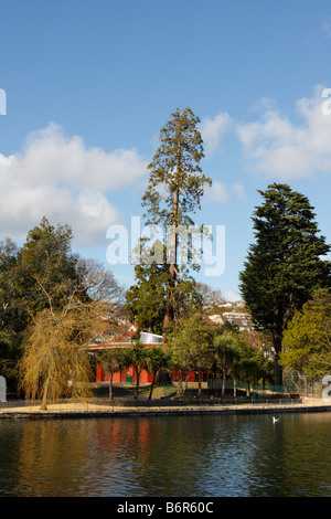 Parco Brynmill, Swansea, West Glamorgan, South Wales, Regno Unito Foto Stock