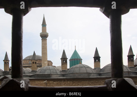 La tomba di Mevlana e Museo Konya Foto Stock