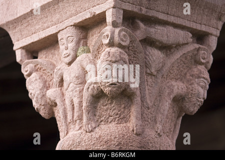 Capitale di Notre Dame di Bidarray paesi baschi francesi Francia Foto Stock