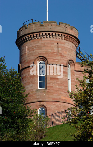 Inverness Castle Hill castle 1833 Sheriff Court ora la corte distrettuale progettato da Thomas Brown 1846 8 Highland Scozia UK Foto Stock