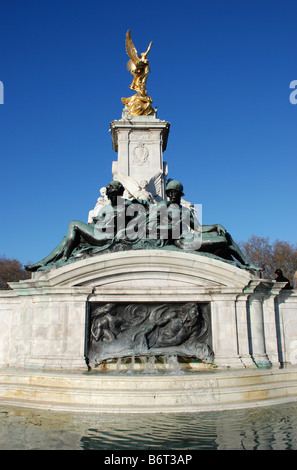 Victoria Memorial, Side Shot, London, Regno Unito Foto Stock