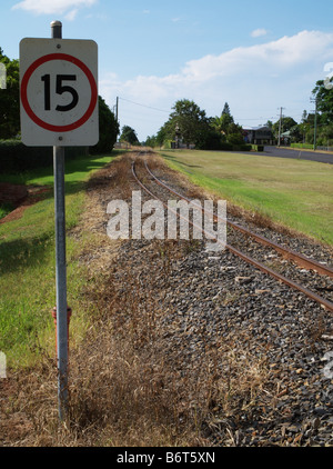 La canna da zucchero railway Foto Stock