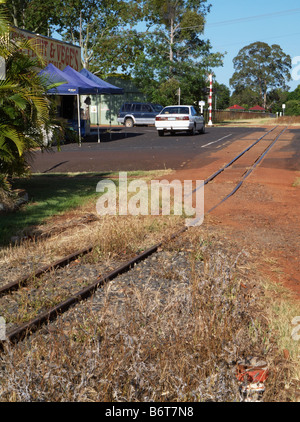 La canna da zucchero railway Foto Stock