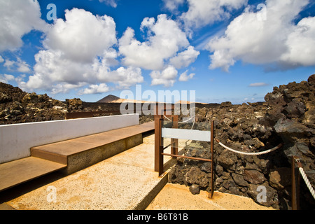 Centro de Visitantes, Timanfaya, Lanzarote, Isole Canarie, Spagna Foto Stock